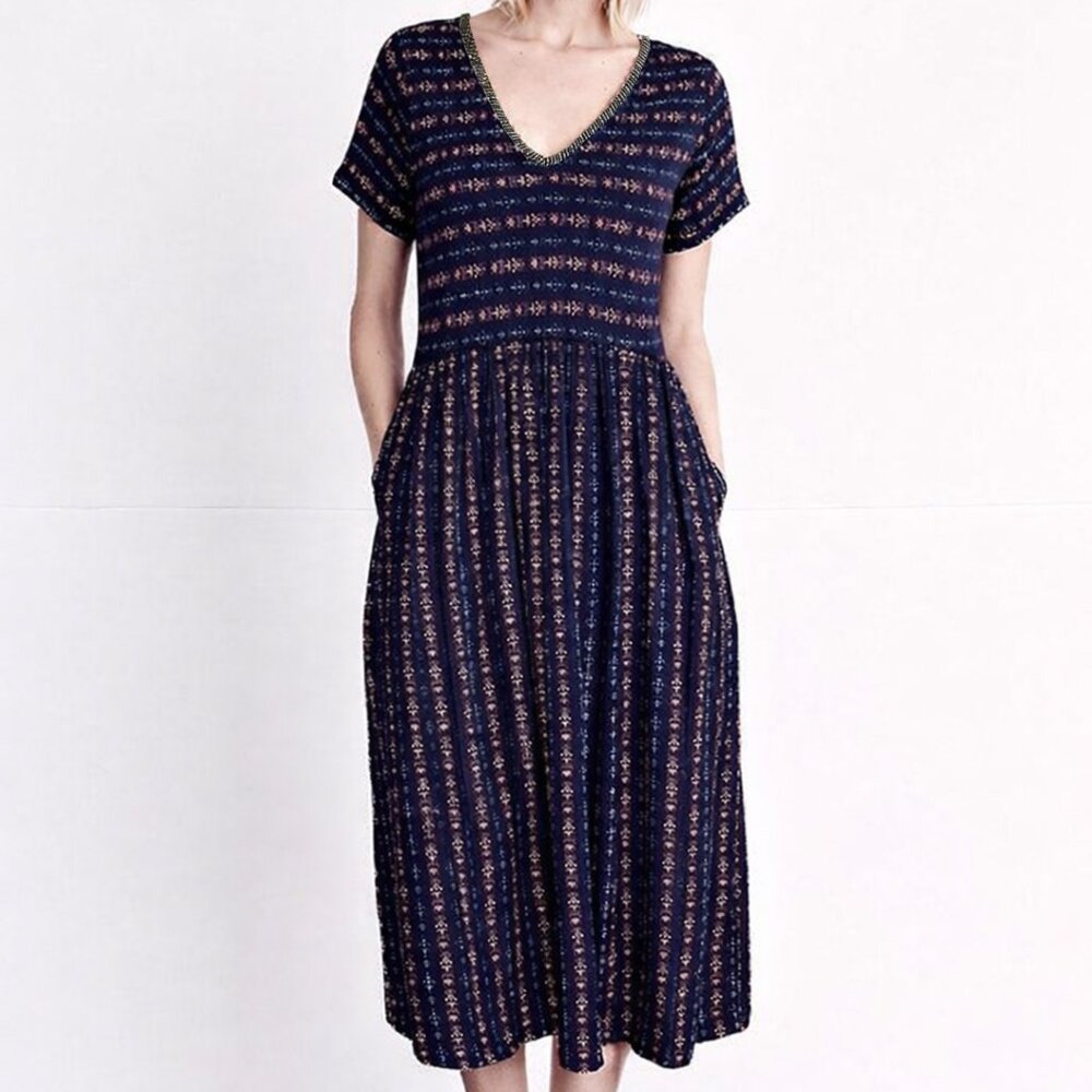Ace & Jig Gallery Midi Dress in Onyx Small
